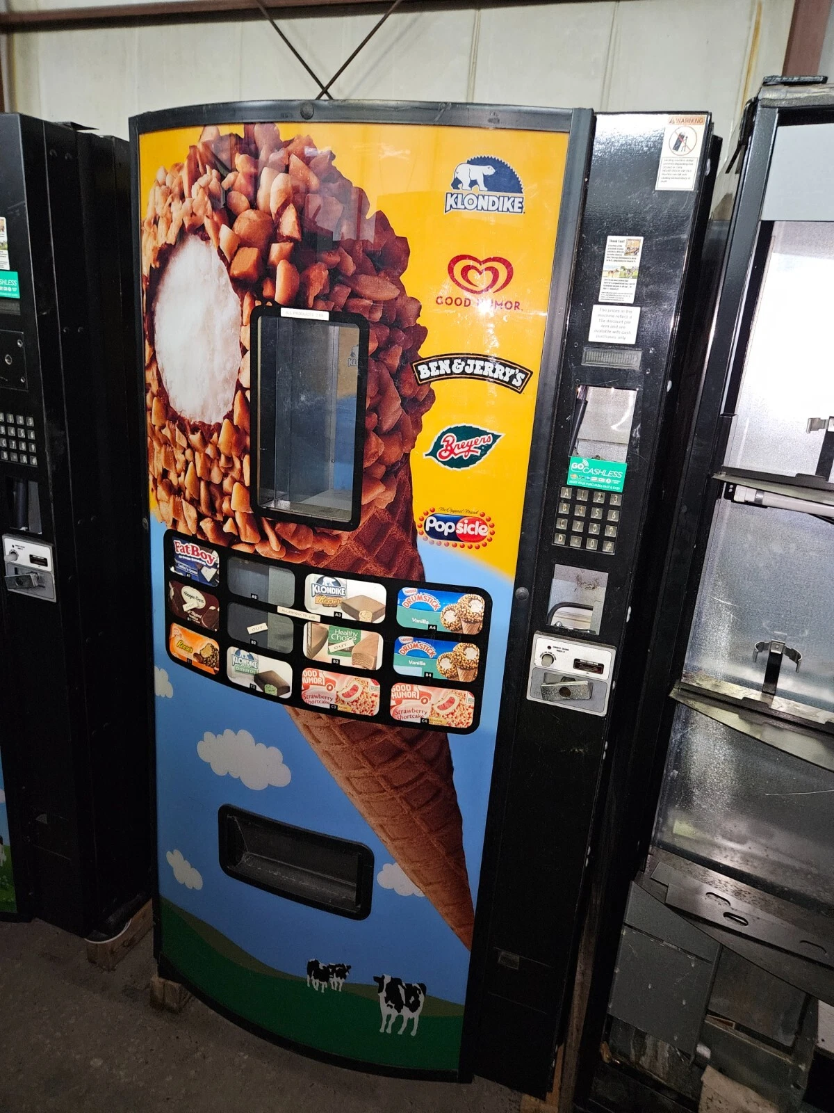 Fastcorp Z-400 Frozen Ice Cream Vending Machine As-Is Or Reconditioned MDB