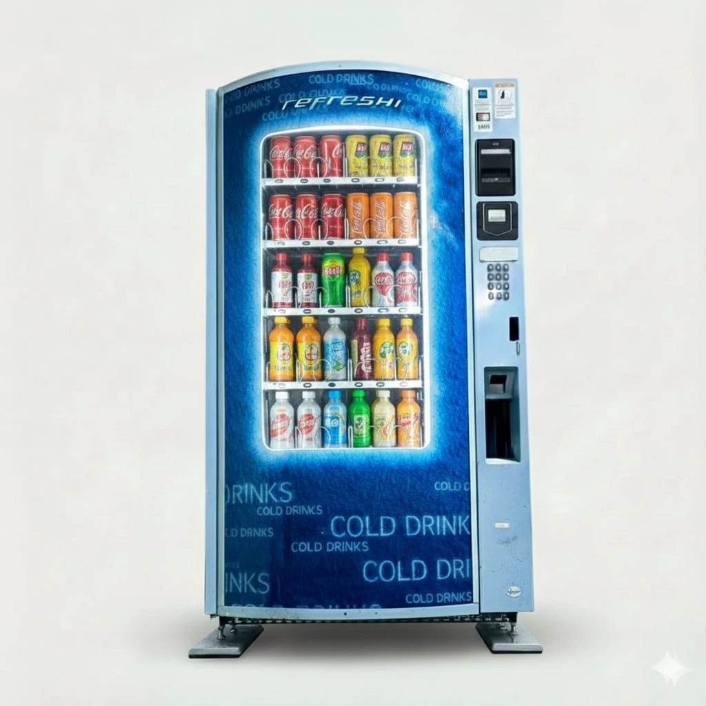 Vendo Outdoor Drink Vending Machine (With Card Reader)