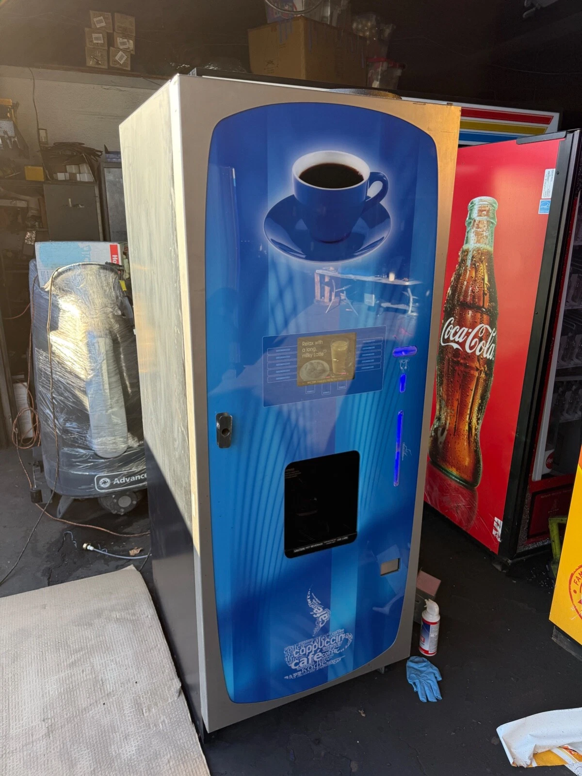 Crane Voce Media Coffee Vending Machine Model 605 - Image 5