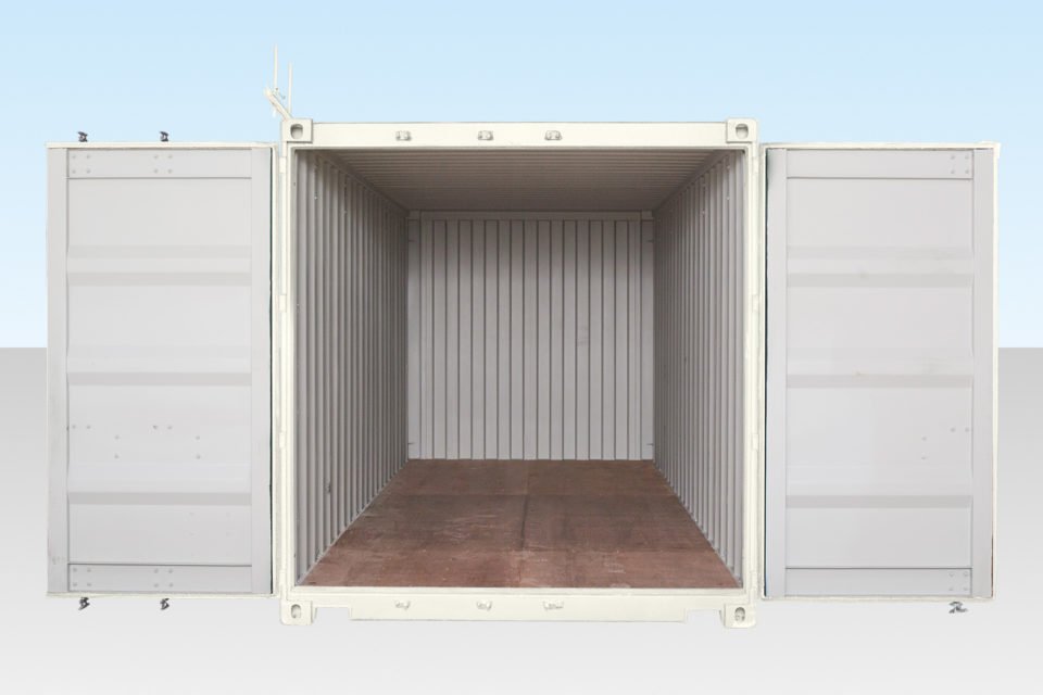 20FT SHIPPING CONTAINER (ONE TRIP) WHITE (RAL 9003) - Image 3