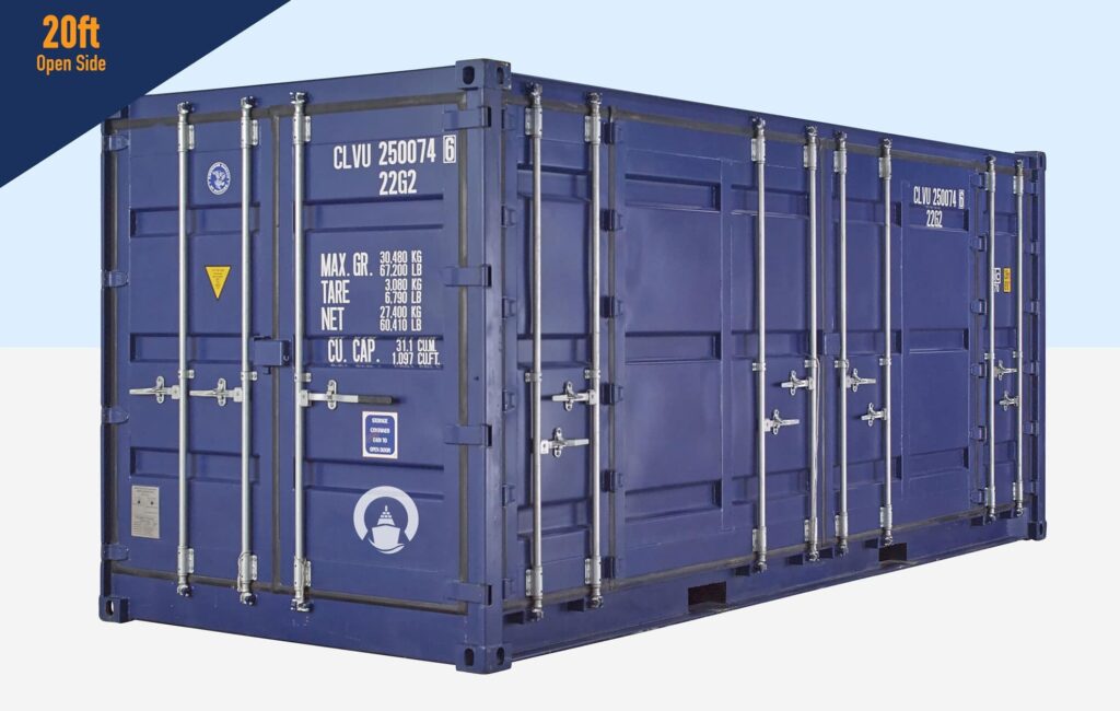 New 20ft Open Side Shipping Container