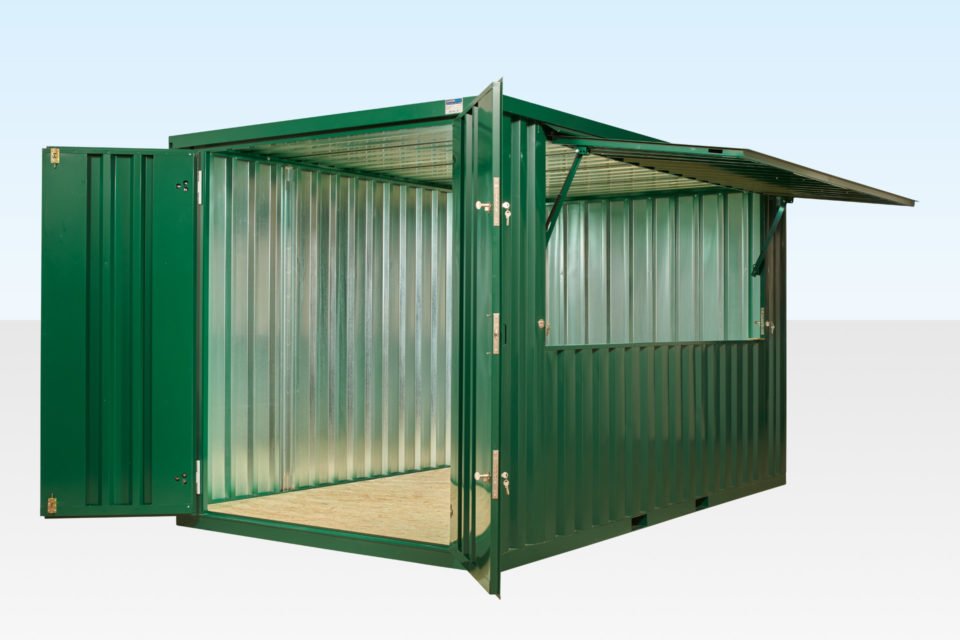 3M XL FLAT PACK KIOSK (RAL6005) – GREEN
