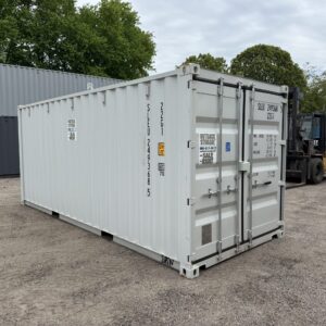 20ft New Shipping Container – Wind & Watertight – Gray – Unit