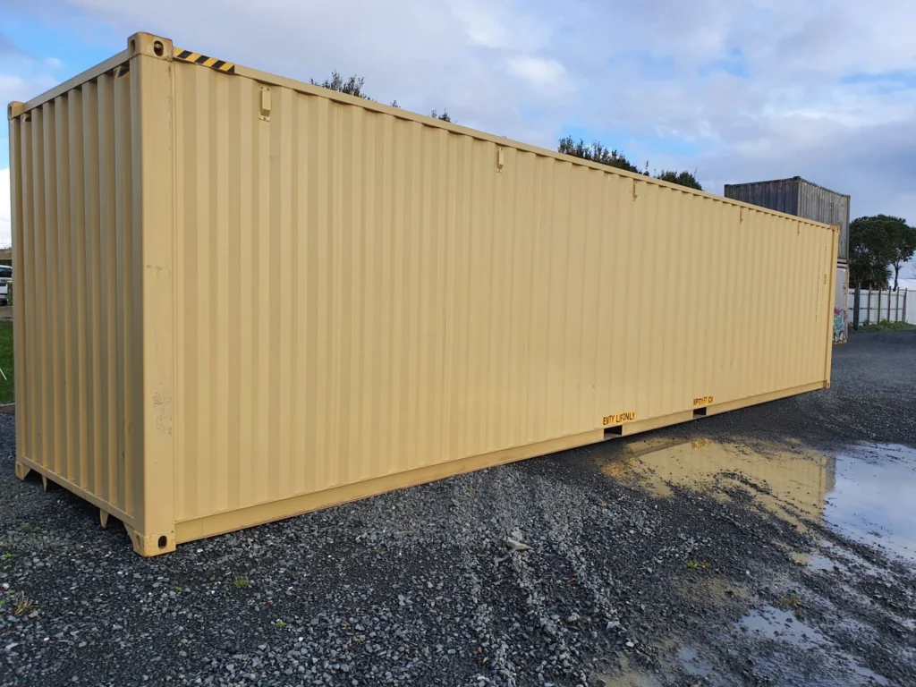 NEW One Trip High Cube 40ft Beige Shipping Container