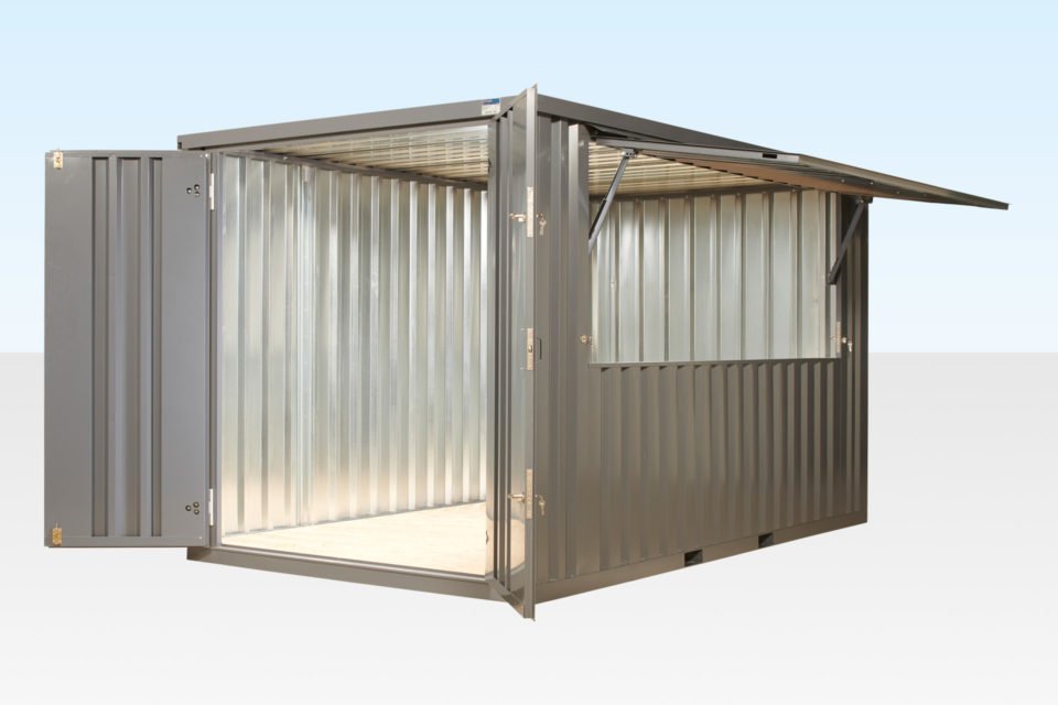 3M XL FLAT PACK KIOSK (RAL7015) – GREY - Image 3