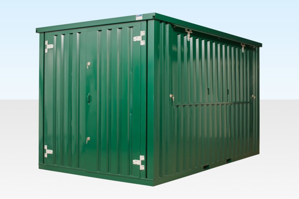 3M XL FLAT PACK KIOSK (RAL6005) – GREEN - Image 2