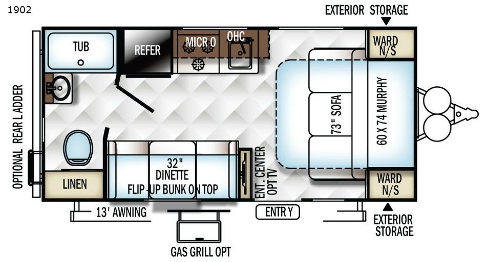 Used 2018 Forest River RV Rockwood Mini Lite 1902 - Image 4