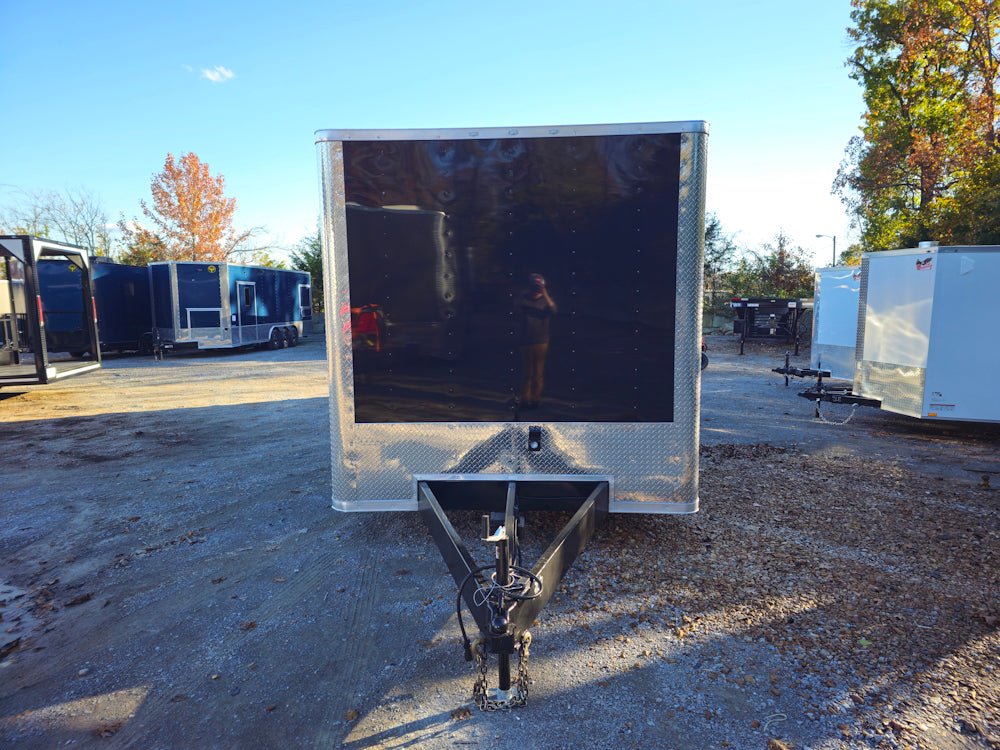 Custom Enclosed Trailer 8.5' X 28' Black Event Storage - Image 3