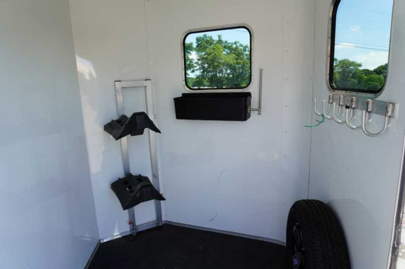 Used 2025 Homesteader 213SB Stallion 2 Horse Trailer with 1' Short Wall - Image 9