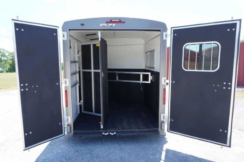 Used 2025 Homesteader 213SB Stallion 2 Horse Trailer with 1' Short Wall - Image 12