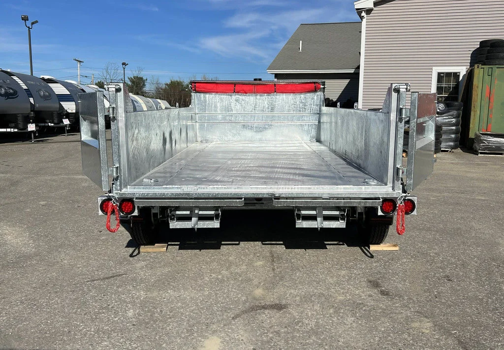 2025 N&N Trailers 7×14 14K Galvanized Hydraulic Dump Trailer - Image 9
