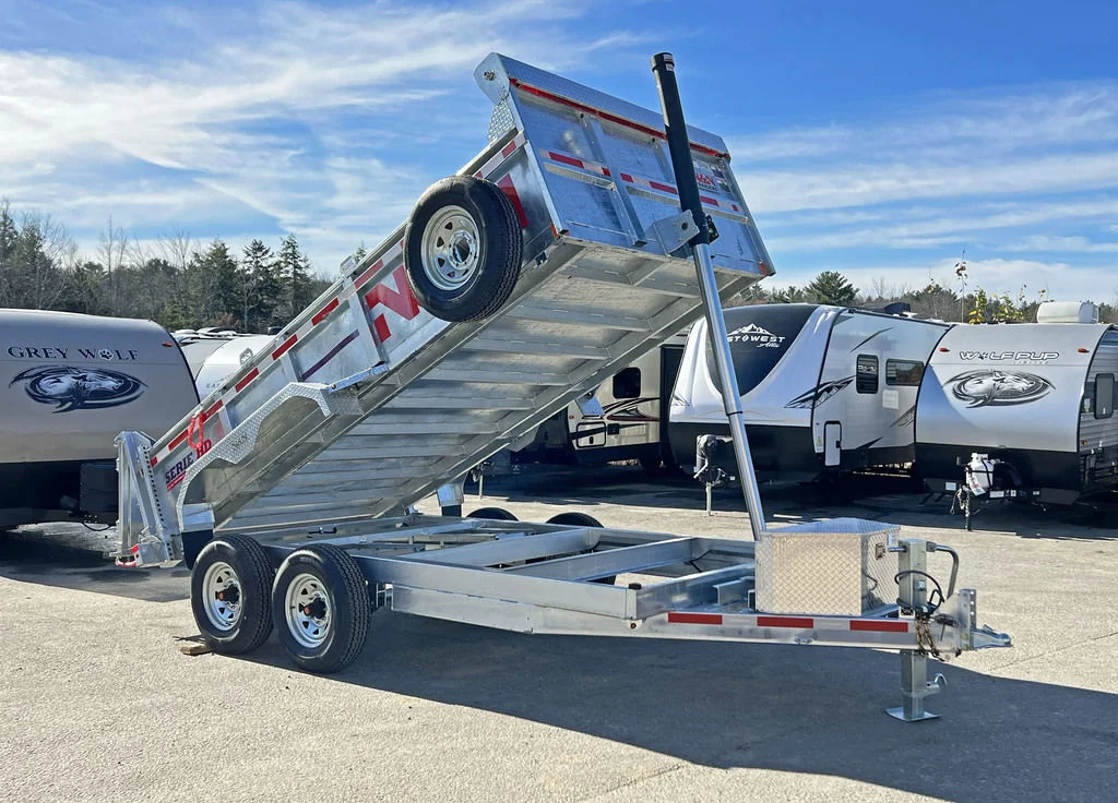 2025 N&N Trailers 7×14 14K Galvanized Hydraulic Dump Trailer - Image 5