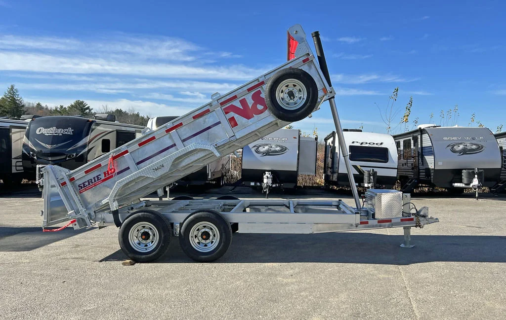 2025 N&N Trailers 7×14 14K Galvanized Hydraulic Dump Trailer - Image 14
