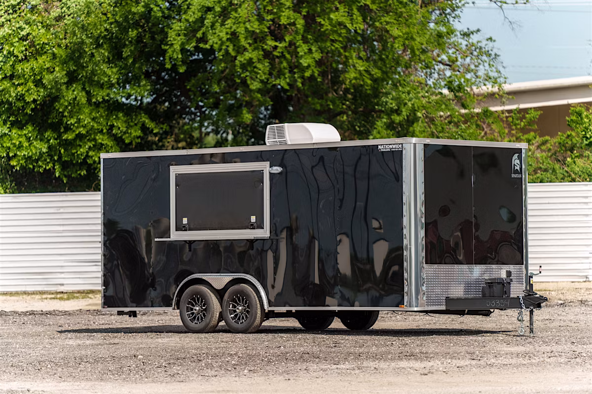 Spartan 8.5'x20' Concession Trailer w/ RV Side Door (CC)