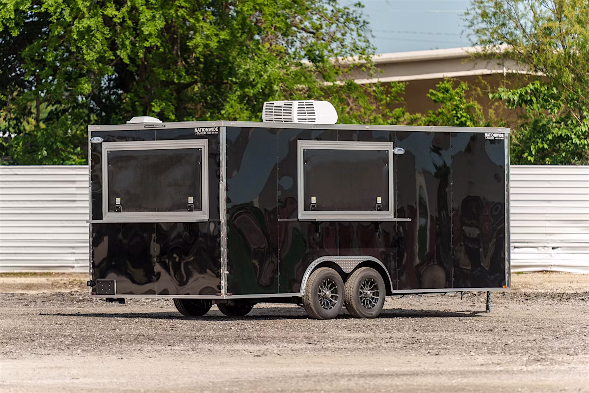 Spartan 8.5'x20' Concession Trailer w/ RV Side Door (CC) - Image 2