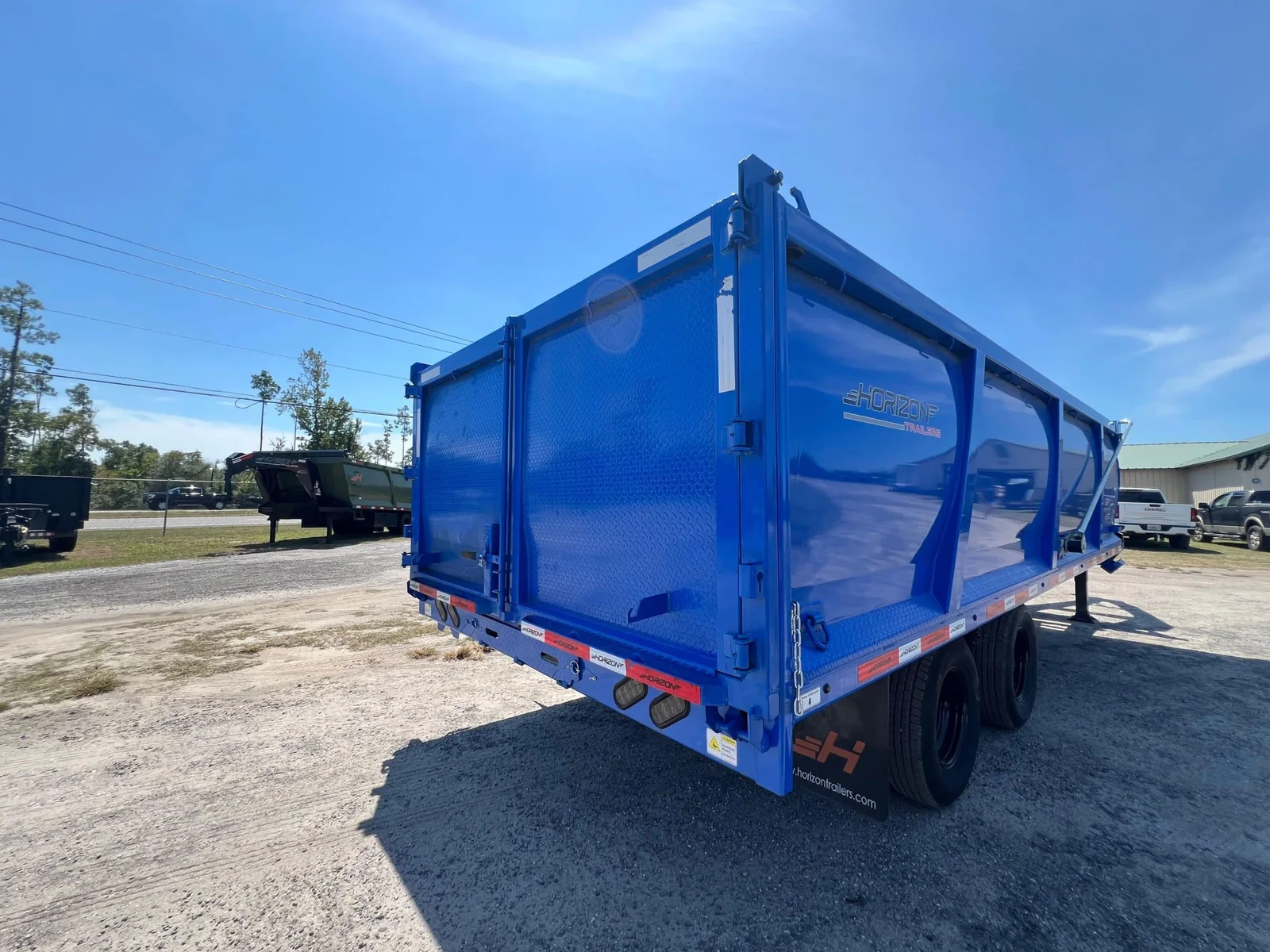 2025 Horizon Trailers HZH 96″x20′ 20k 4′ Sides Gooseneck Dump Trailer - Image 6