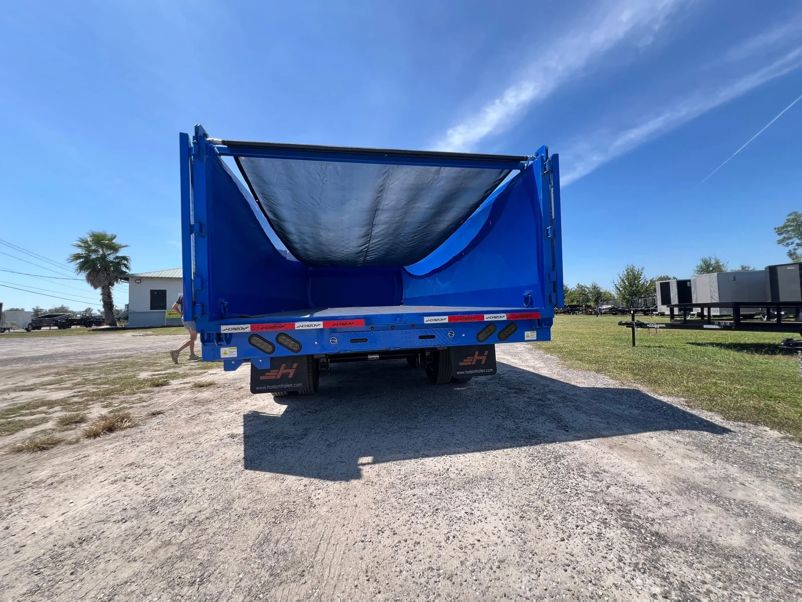 2025 Horizon Trailers HZH 96″x20′ 20k 4′ Sides Gooseneck Dump Trailer - Image 7