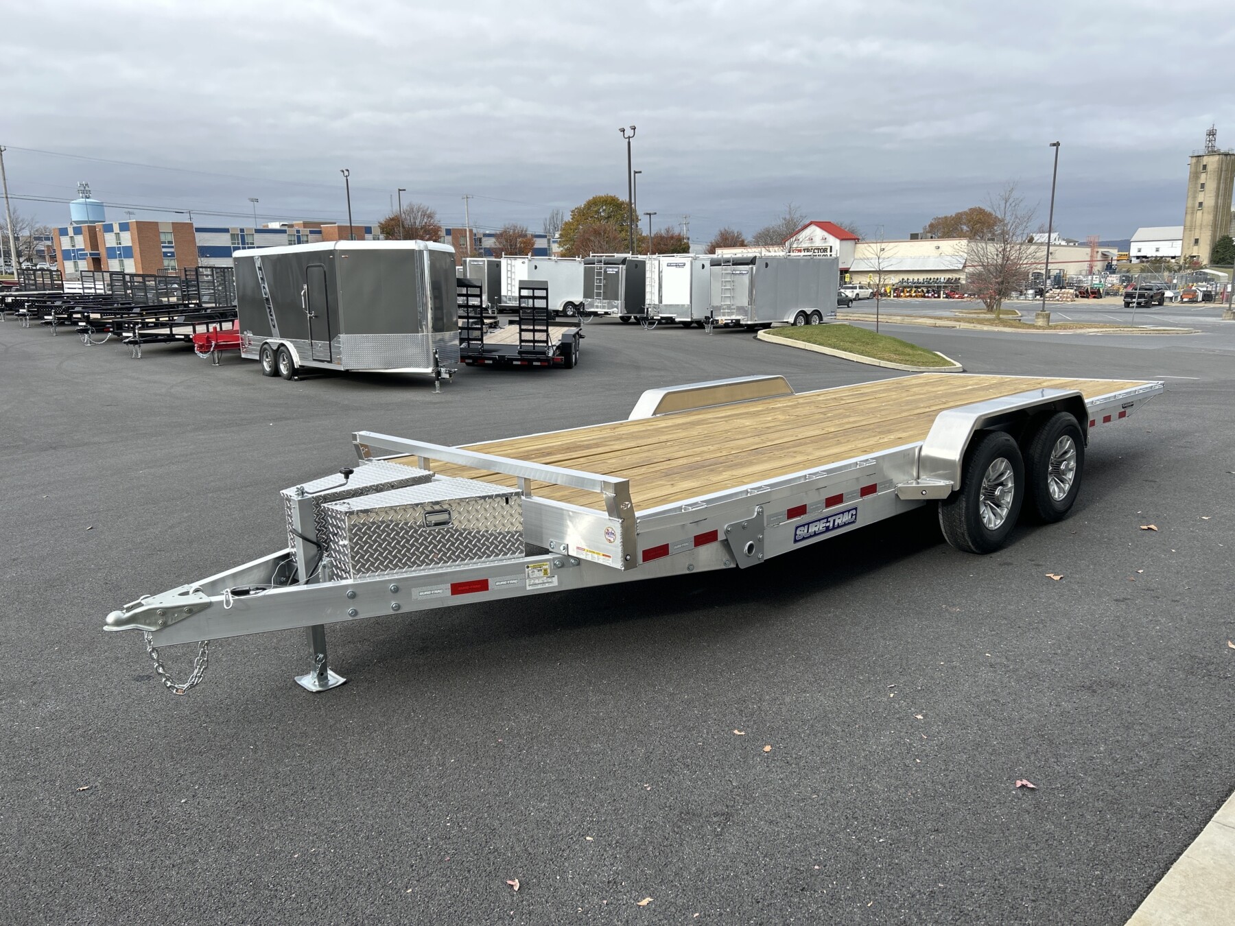 Sure-Trac Aluminum Power Tilt Trailer