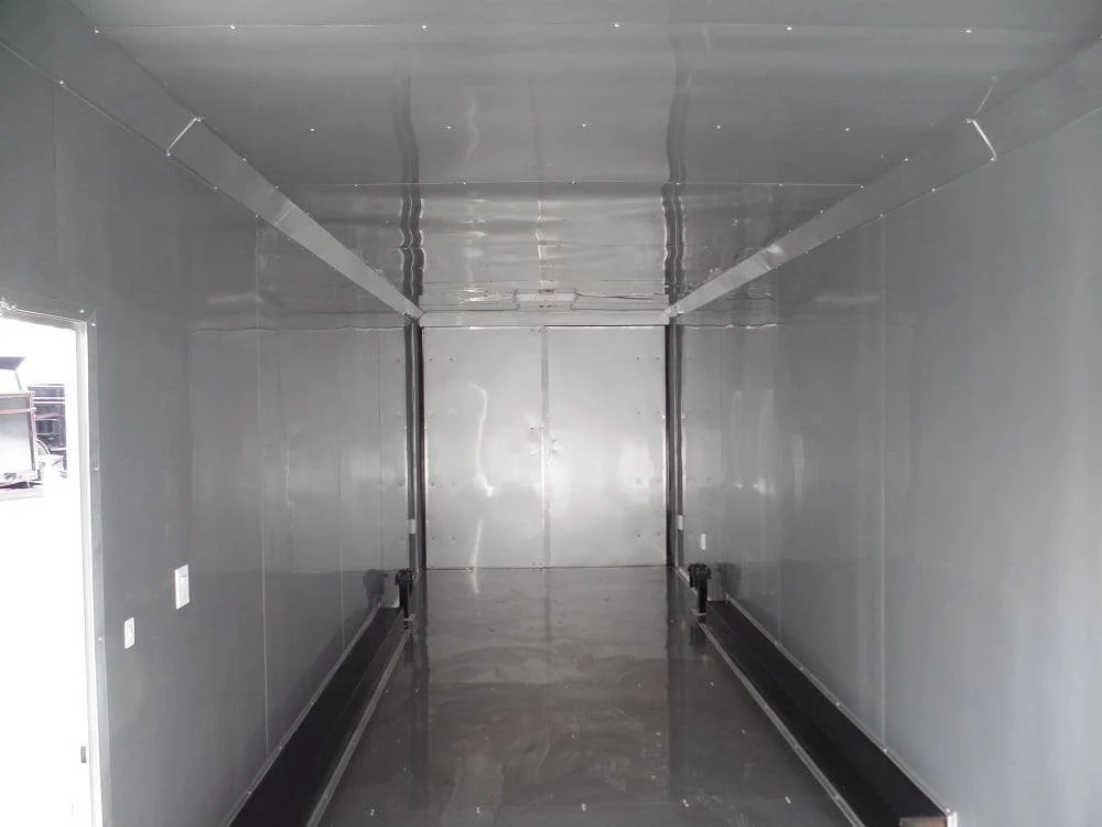 Enclosed Trailer 8.5 X 36 Indigo Blue Gooseneck Motorcycle Hauler Storage - Image 13