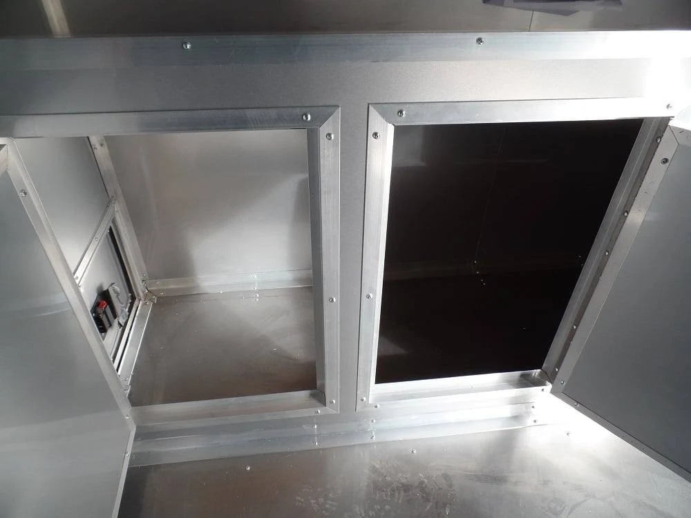 Enclosed Trailer 8.5 X 36 Indigo Blue Gooseneck Motorcycle Hauler Storage - Image 19